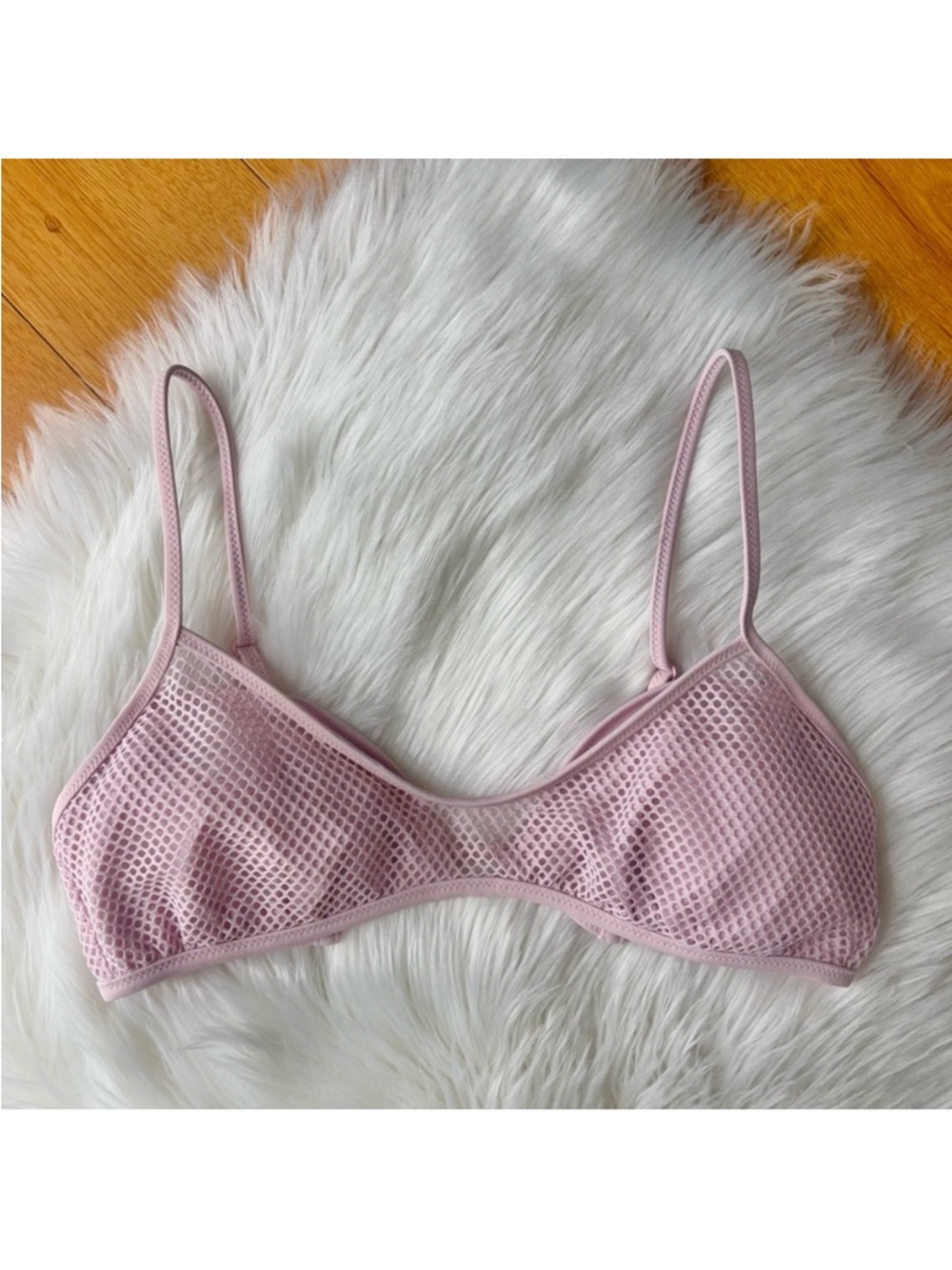 Victoria’s Secret Light Pink Mesh Bikini Top